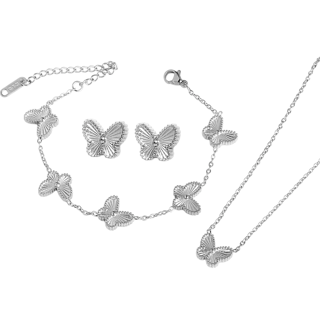 Conjunto Butterfly baño oro